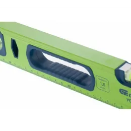 Алюминиевый уровень, фрезерованный, 3 глазка, рукоятки, 1000 мм СИБРТЕХ