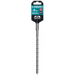 Бур 8х210 мм СИБИН SDS-plus