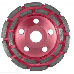 Диск  алмазный шлифовальный "Чашка " Курс 125x22,2 мм для УШМ двухрядный