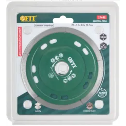 Диск алмазный отрезной 125х1,1х8,0х22,2 мм Fit по керамограниту