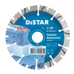 Диск алмазный сегментный по армированному бетону Technic Advanced (125х22.2 мм) DiStar
