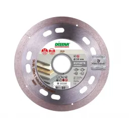 Диск алмазный сплошной по керамограниту Esthete (125х1.1х22.2 мм) для УШМ DiStar