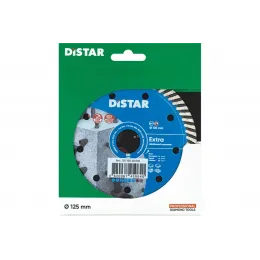 Диск алмазный турбо по армированному бетону Extra (125х22.2 мм) для УШМ DiStar