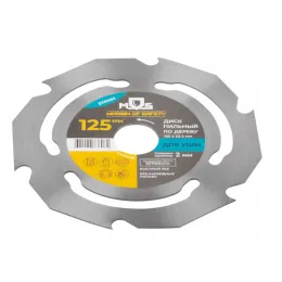 Диск пильный по дереву 125х22,2 мм, 6 зубьев MOS