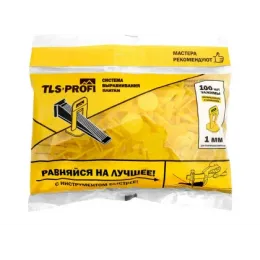 Зажимы для СВП TLS-Profi 1,0 мм 100 шт