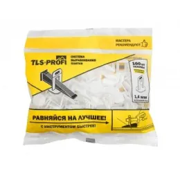 Зажимы для СВП TLS-Profi 1,4 мм 100 шт