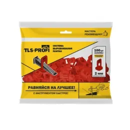 Зажимы для СВП TLS-Profi 2,0 мм 100 шт