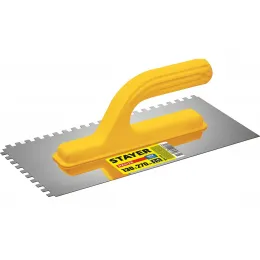 Зубчатая гладилка STAYER 130 х 270 мм Нержавеющая 8х8