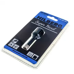 Коронка алмазная с воском по керамике и керамограниту Super Hard (10 мм; M14) Hilberg