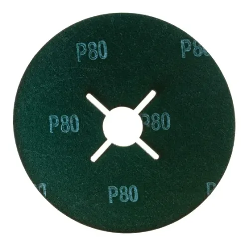 Круг шлифовальный ПРОФИ фибровый (5 шт; 125х22 мм; P80) для УШМ ЗУБР