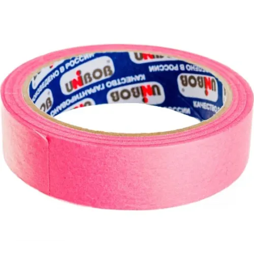 Малярная лента для деликатных поверхностей UNIBOB 25 мм х 25 м