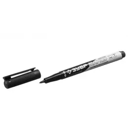 Маркер перманентный, ЗУБР МП-100 черный, заостренный наконечник