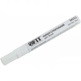 Маркер строительный Fit белый