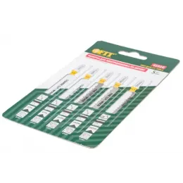 Набор полотен по дереву для электролобзика (5 шт.) FIT