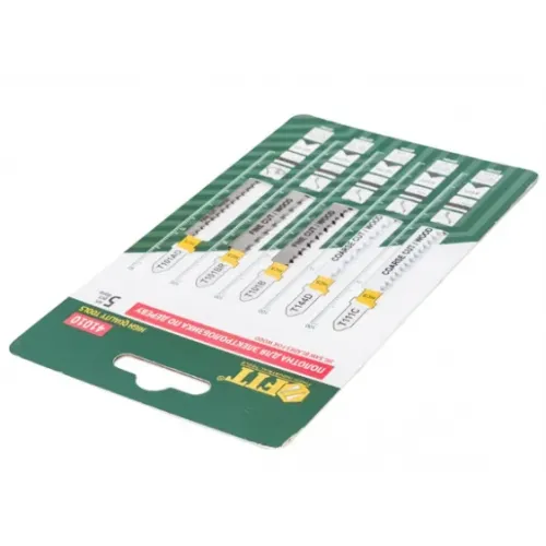 Набор полотен по дереву для электролобзика (5 шт.) FIT