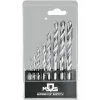 Набор сверл по металлу HSS угол заточки 118° пласт. кейс 8 шт. (3-4-5-6-7-8-9-10мм)