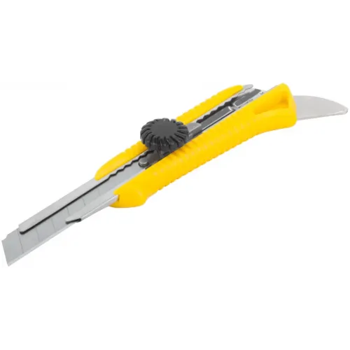 Нож технический 18 мм усиленный вращ.прижим с пяткой FIT