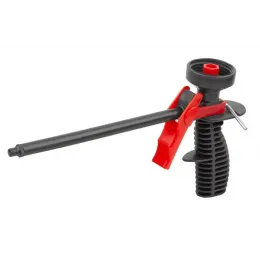 Пистолет для монтажной пены КУРС пластиковый корпус, пластиковая трубка