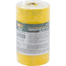 Рулон шлифовальный мини на бумажной основе, алюминий-оксидный абразивный слой 115 мм х 5 м Р 60