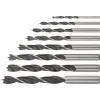 Сверла по дереву (8 шт; 3, 4, 5, 6, 7, 8, 9, 10 мм) FIT