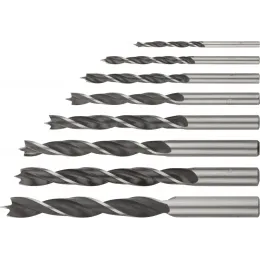 Сверла по дереву (8 шт; 3, 4, 5, 6, 7, 8, 9, 10 мм) FIT