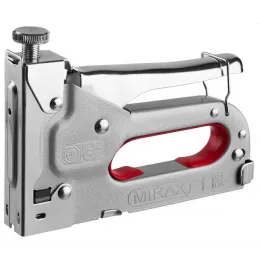 Степлер с регулировкой силы удара, металл. корпус 4-14 мм MIRAX