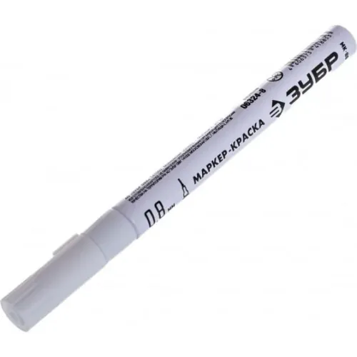 Экстра маркер-краска ЗУБР Профессионал МК-80 0,8 мм белый