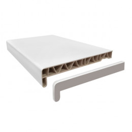 Подоконник ПВХ белый мат. 100мм 3 метра