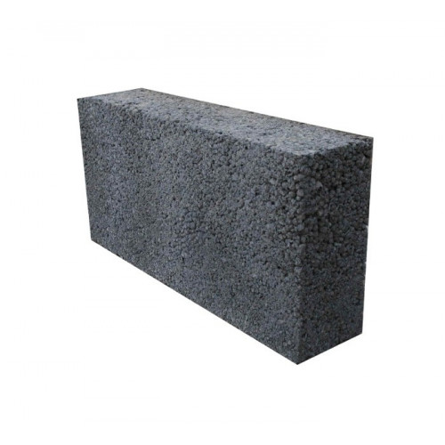 Шлакоблок полнотелый 390х120х188