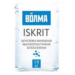 Шпаклевка полимерная Волма Искрит 19 кг