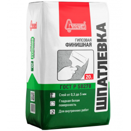 Шпатлевка Старатели финишная 20 кг гипсовая