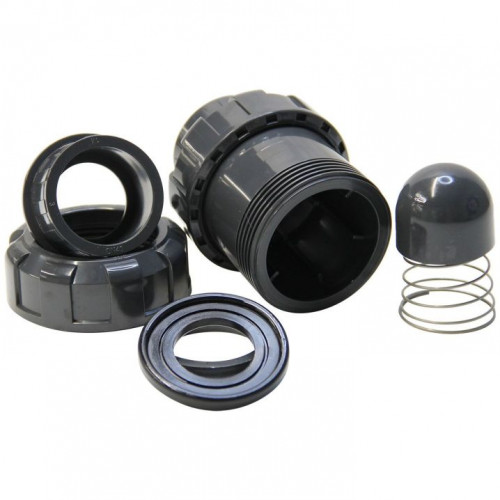 Клапан обратный пружинный НПВХ PN16 клеевое соединение Россия