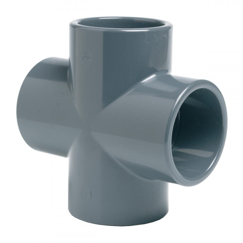 Крестовина НПВХ PN16 клеевое соединение