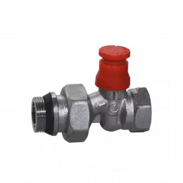 Клапан термостатический R402PTG прямой ВР клипс CLIP-CLAP с преднастройкой, штуцер с гермитичной прокладкой GIACOMINI