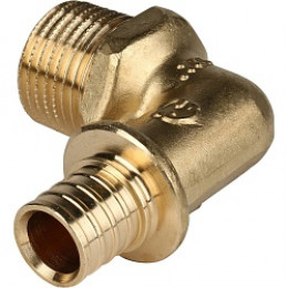 Угольник-переходник с наружной резьбой STOUT