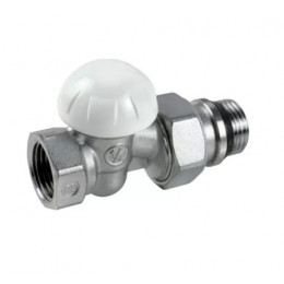 Клапан запорный Ду 15 Ру16 ВР прямой штуцер с герметичной прокладкой R15TG GIACOMINI