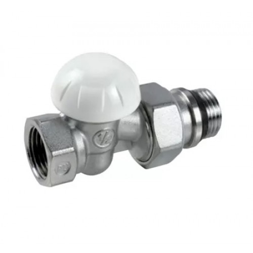 Клапан запорный Ду 15 Ру16 ВР прямой штуцер с герметичной прокладкой R15TG GIACOMINI