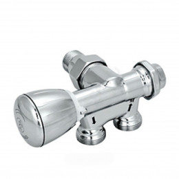 Клапан для бок/п радиатора термостатический T358B с ниж/п труб для двухтр ДУ 15 1/2"X16 угловой, ЛЕВ НР клипс CLIP-CLAP GIACOMINI T358BX021