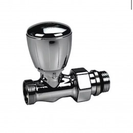 Клапан термостатический микрометрический T432C ДУ 15 РУ16 1/2"X16 прямой НР клипс CLIP-CLAP штуцер с гермитичной прокладкой хром глянцевый GIACOMINI T432CX003