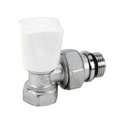 Клапан ручной регулировки R705A Ру16 ВР угловой штуцер с герметичной прокладкой GIACOMINI