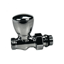 Клапан ручной регулировки Ду 15 Ру16 1/2"x16 НР прямой штуцер с герметичной прокладкой T27C GIACOMINI T27CX003