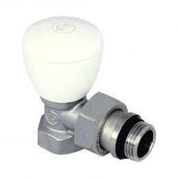 Клапан ручной регулировки Ду 15 Ру16 ВР угловой штуцер с герметичной прокладкой R5TG GIACOMINI R5X033