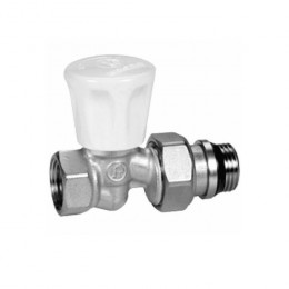 Клапан ручной регулировки Ду 15 Ру16 ВР прямой штуцер с герметичной прокладкой R706A GIACOMINI R706X013