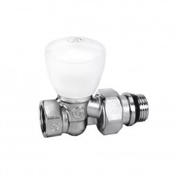 Клапан ручной регулировки Ду 15 Ру16 ВР прямой штуцер с герметичной прокладкой R6TG GIACOMINI R6X033