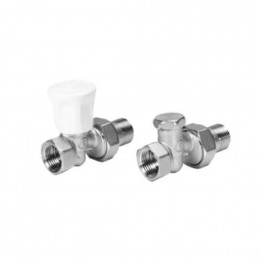 Комплект клапанов ручной регулировки Ду 15 Ру16 ВР прямой R706K GIACOMINI R706KX003