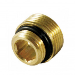 Переходник латунь 1/2"x3/4" под евроконус НР Aquasfera 5020-01