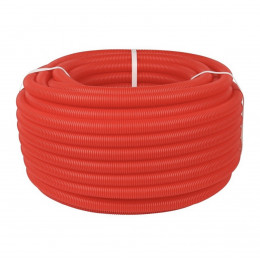 Труба гофрированная SPG-0002 цвет красный STOUT