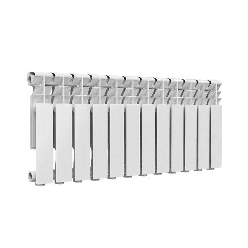 Радиатор секционный алюминиевый Delta Plus 350 RAL 9016 (белый) Ogint