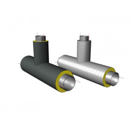 Тройник стальной в изоляции ППУ-ПЭ