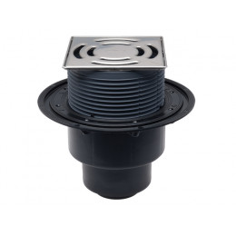 Дождеприёмник DN110/125, вертикальный выпуск, HL660/2